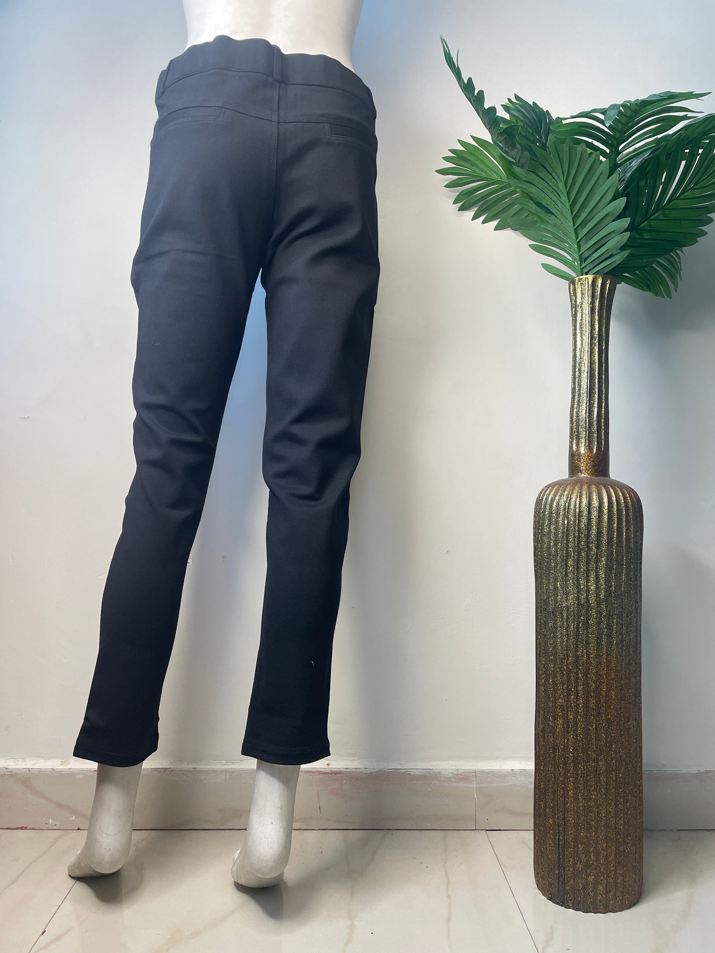 Black ankle length formal pant (2068)