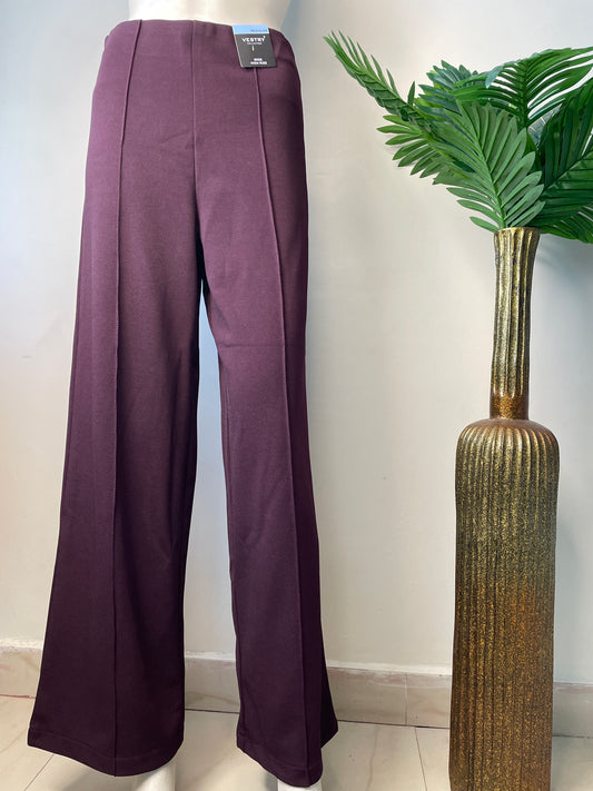 Wine formal pants