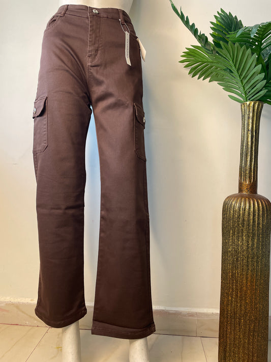 Coffee straight fit cargo