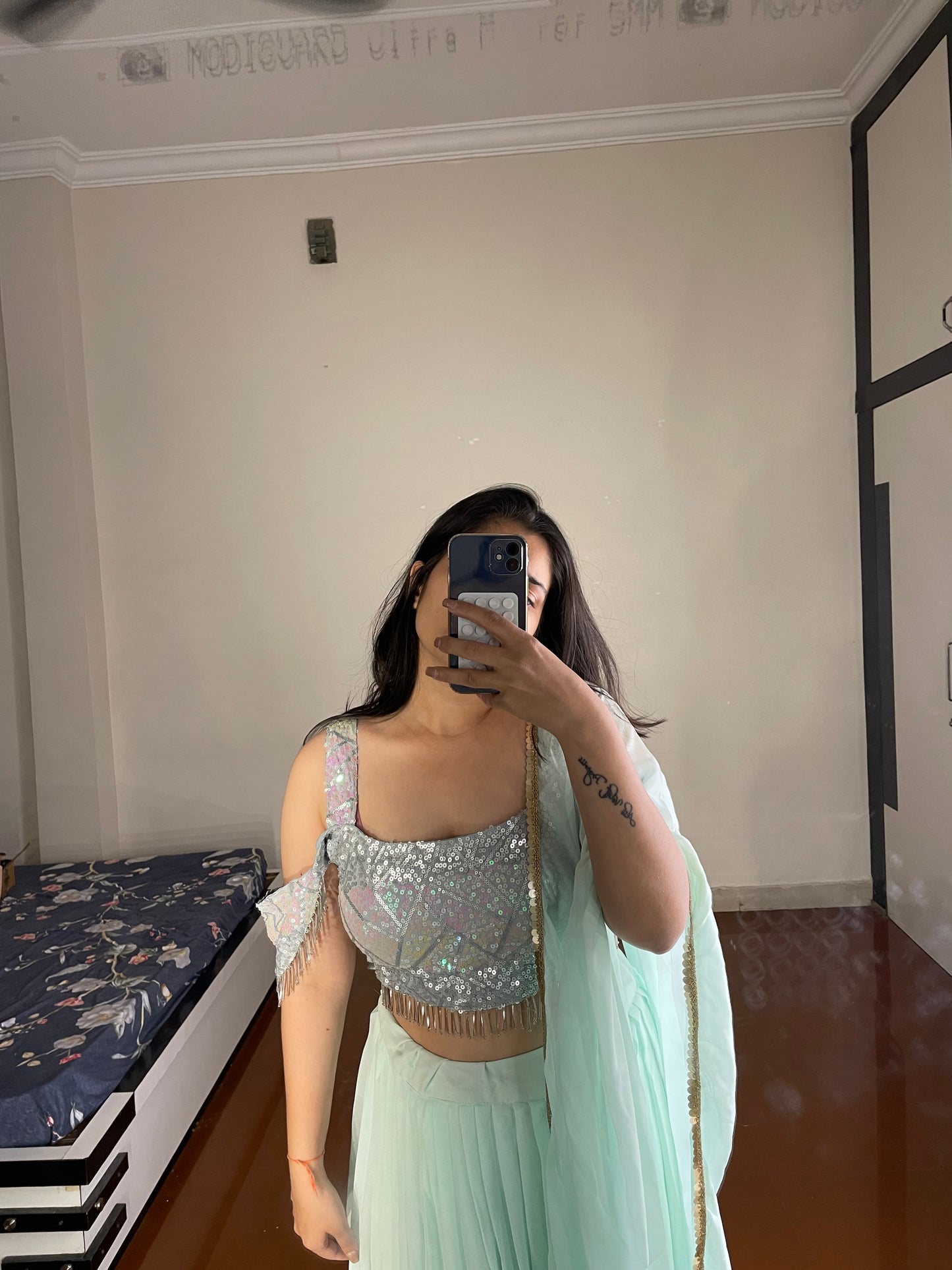 Pastel lehenga