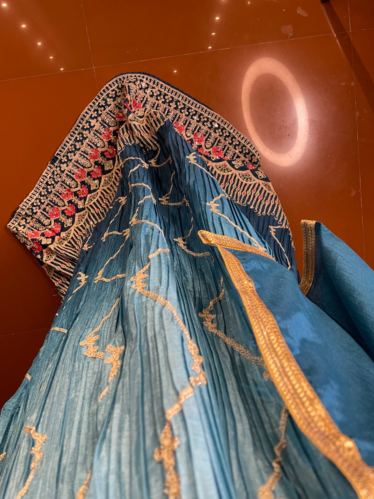 Lehenga with belt