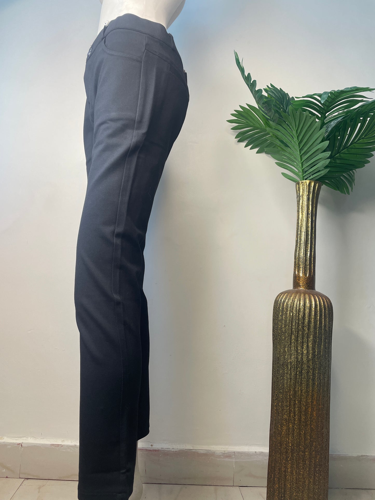 Black ankle length formal pant (2068)