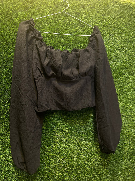 Black full sleeves top