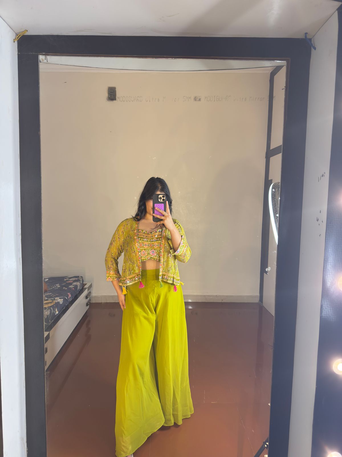 Plazzo set with jacket