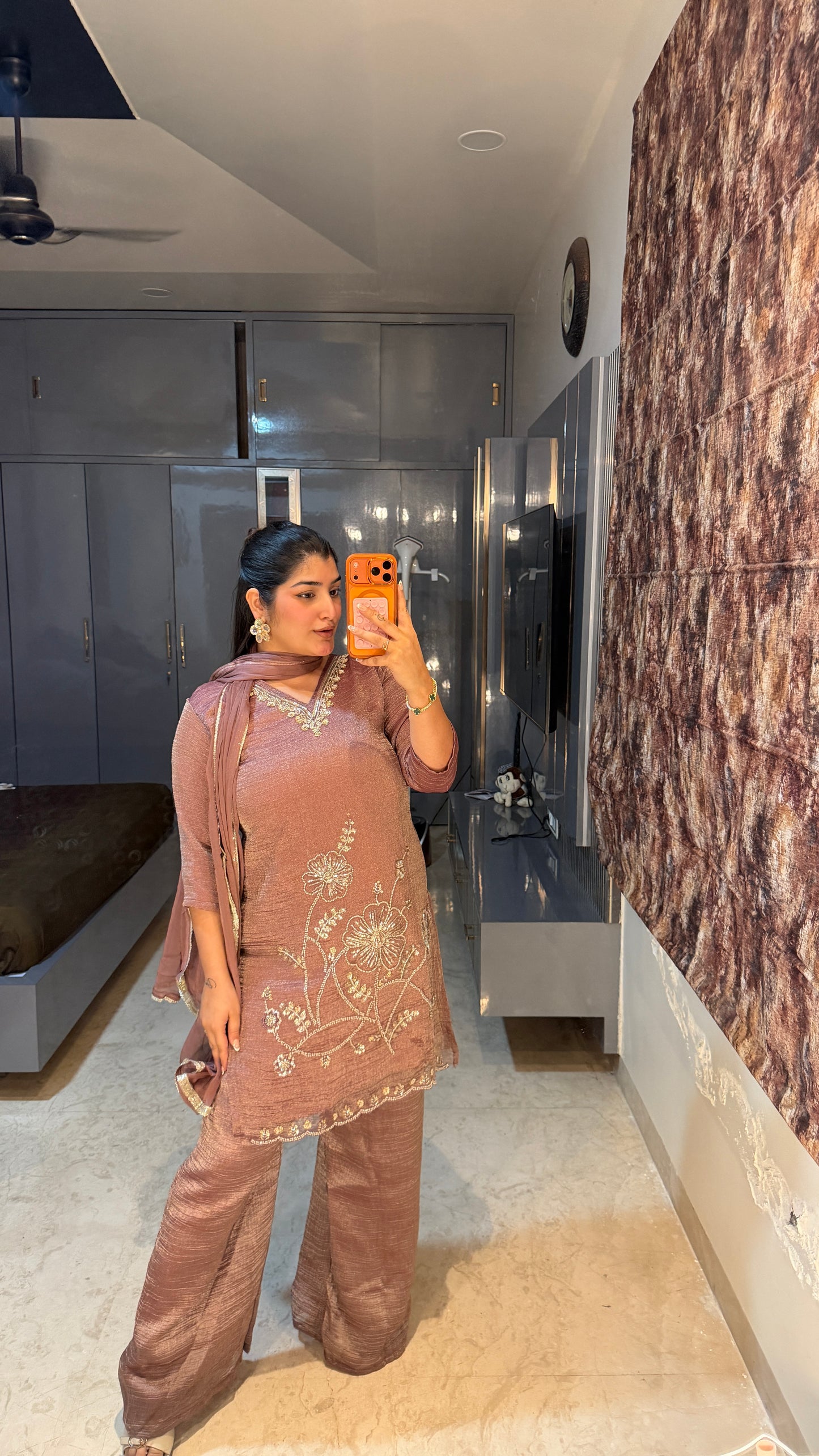 Zari kurta set