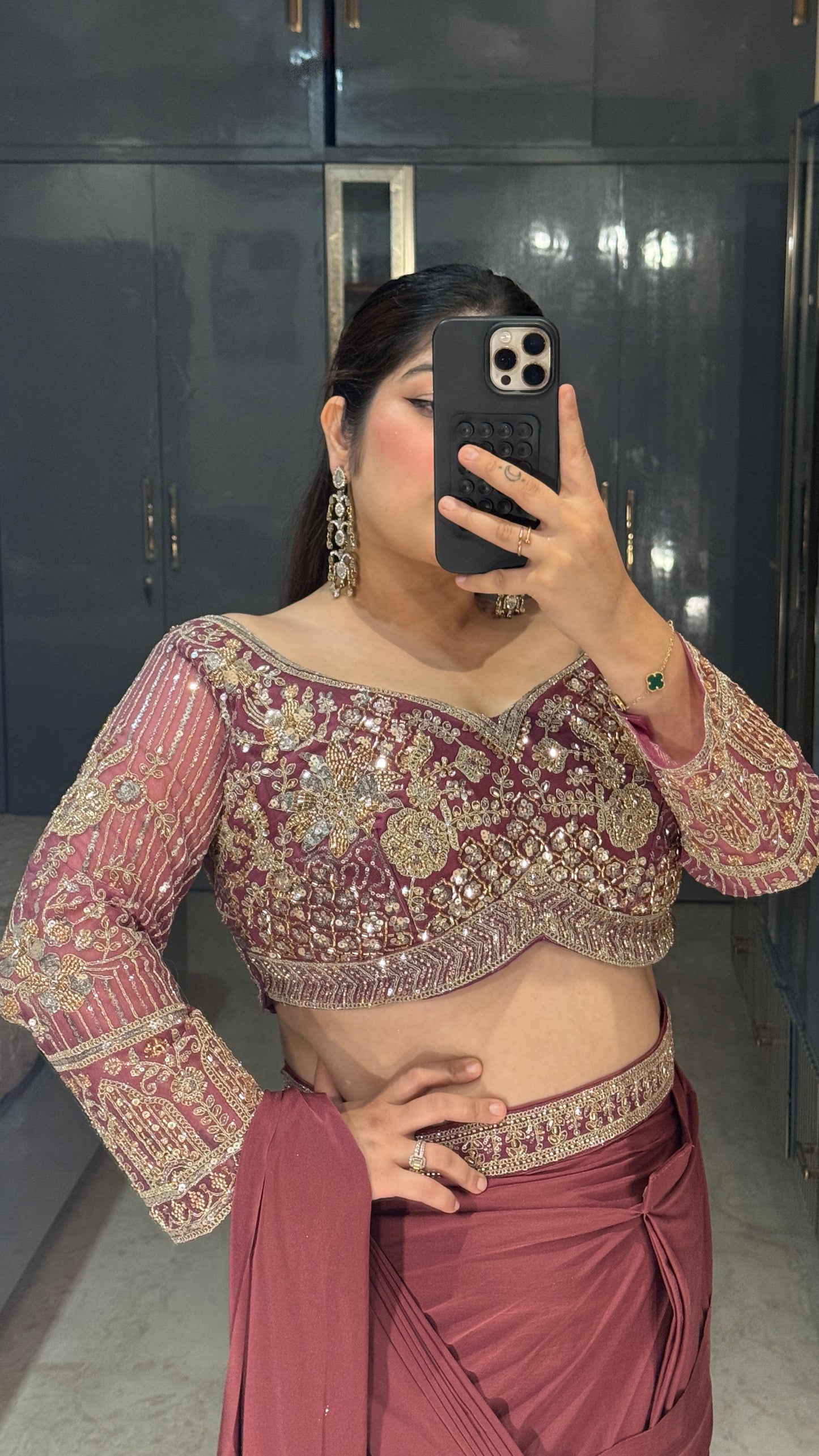 Sunehri saree