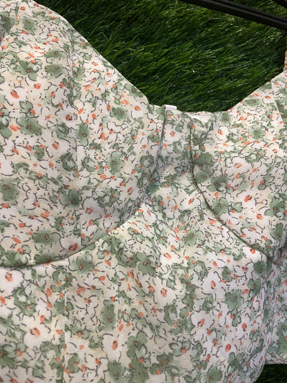 floral crop top