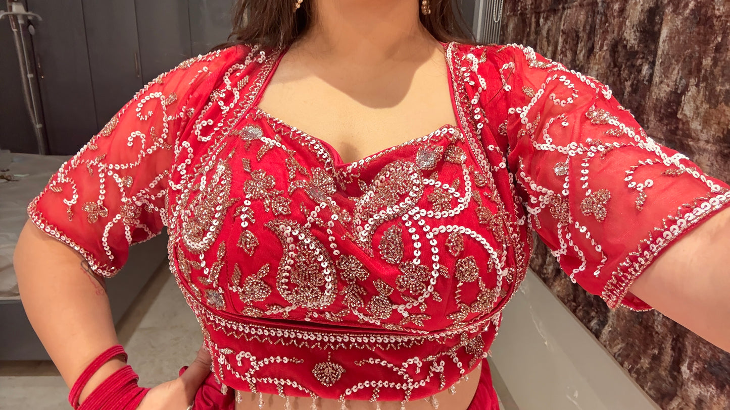 Chandani saree(pink)