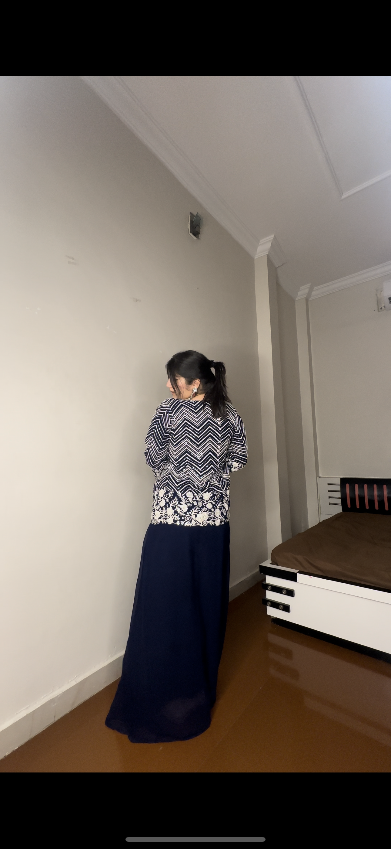 Fully embroided 3 piece set