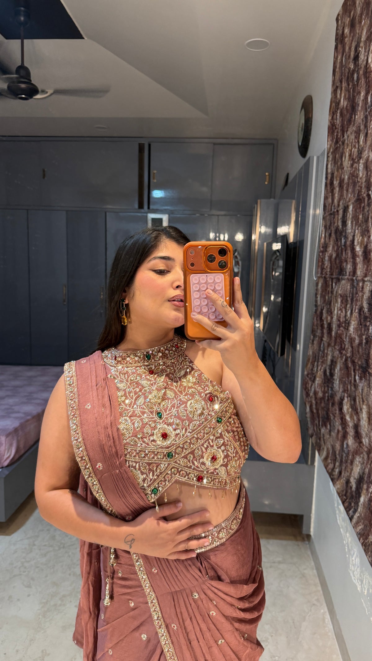 Emerald Saree(20-days delivery time)