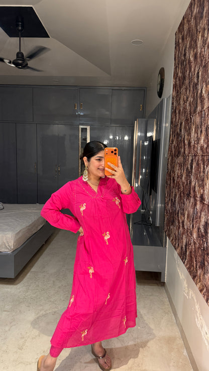 Flamingo kurta set