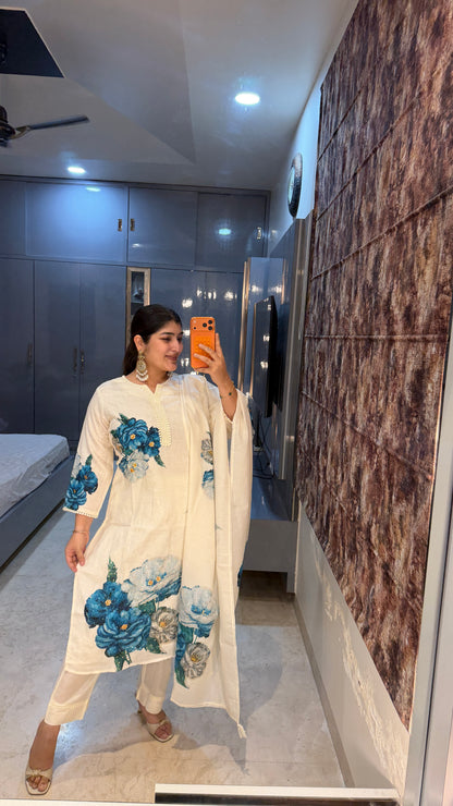 Ocean kurta set