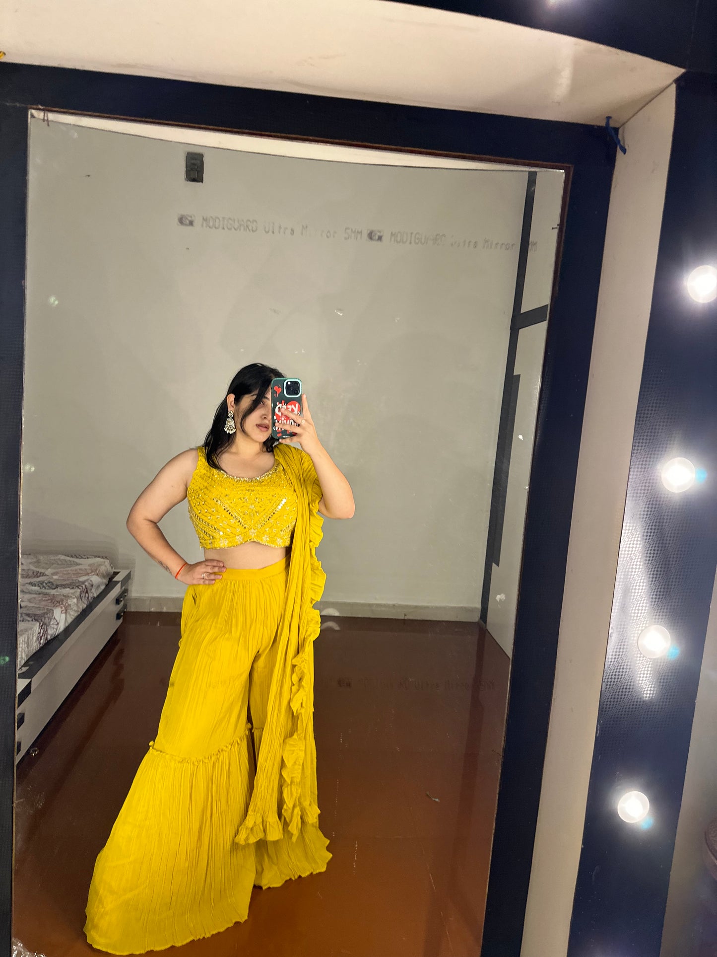 Pre drape saree