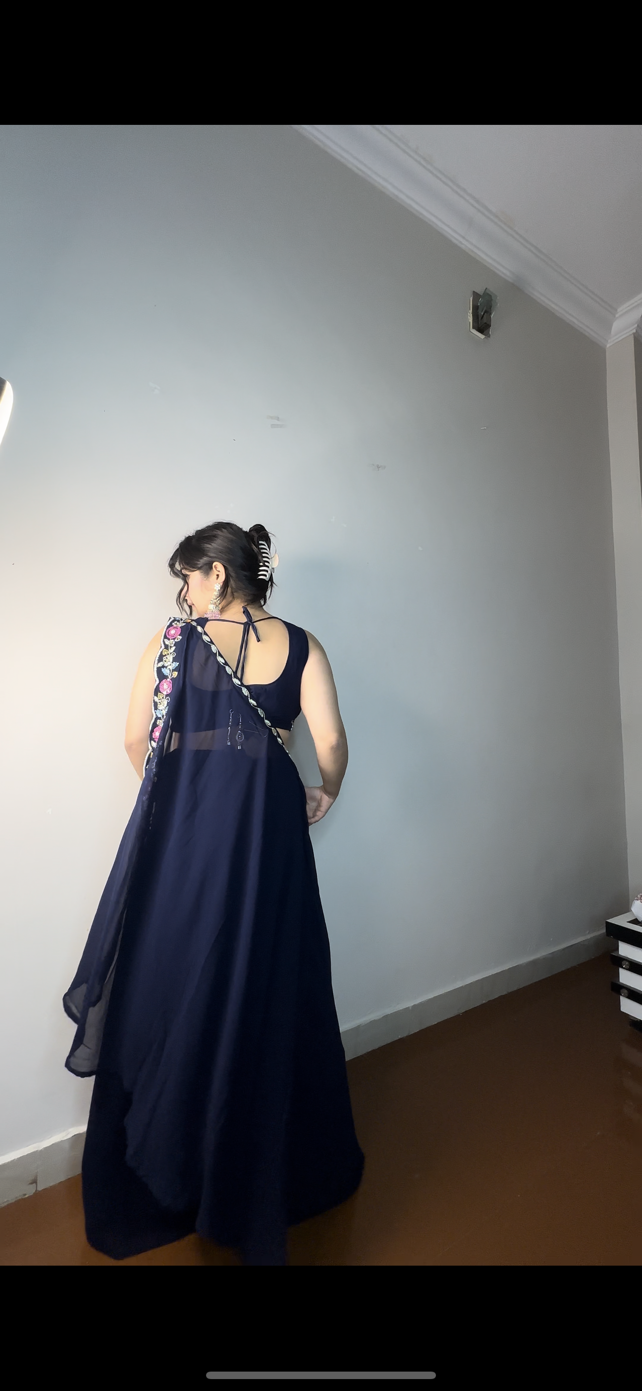 Hearts 3 piece handwork blue