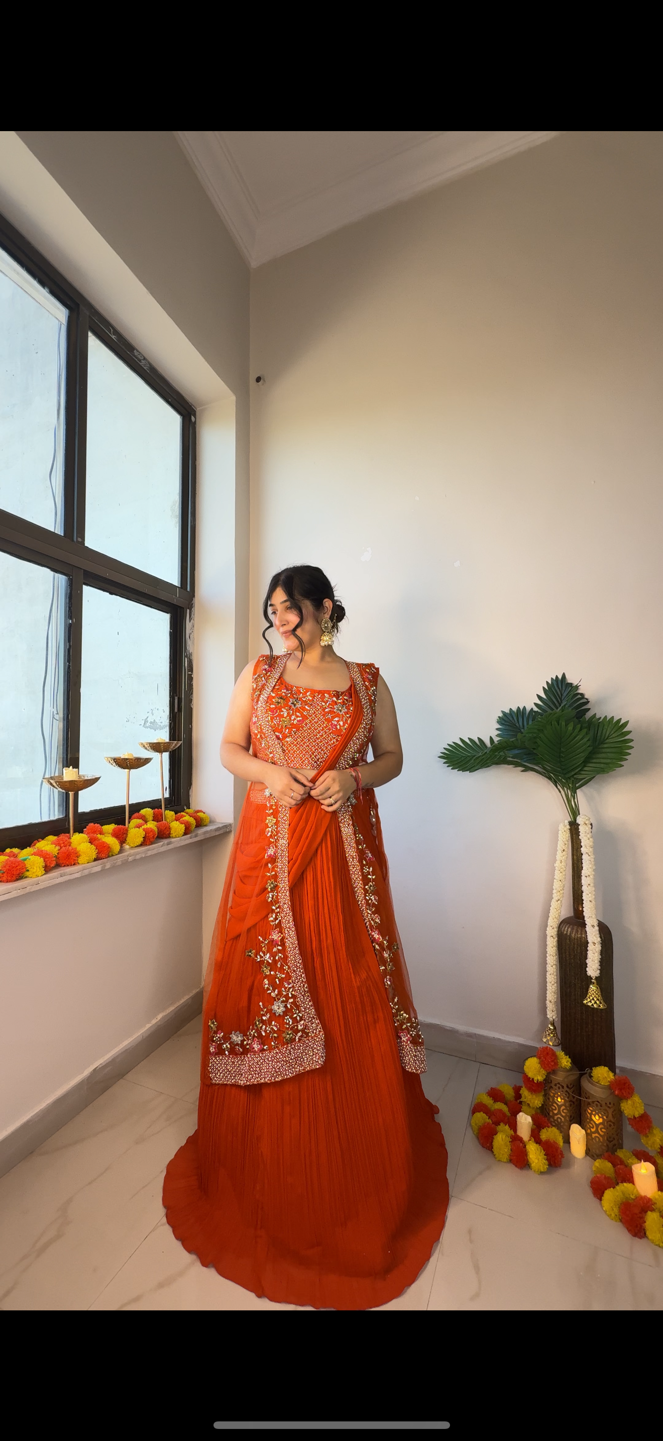 Mimosas lehenga