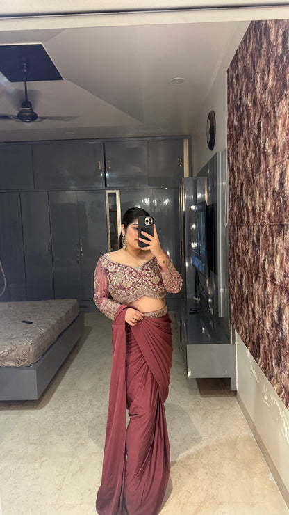 Sunehri saree