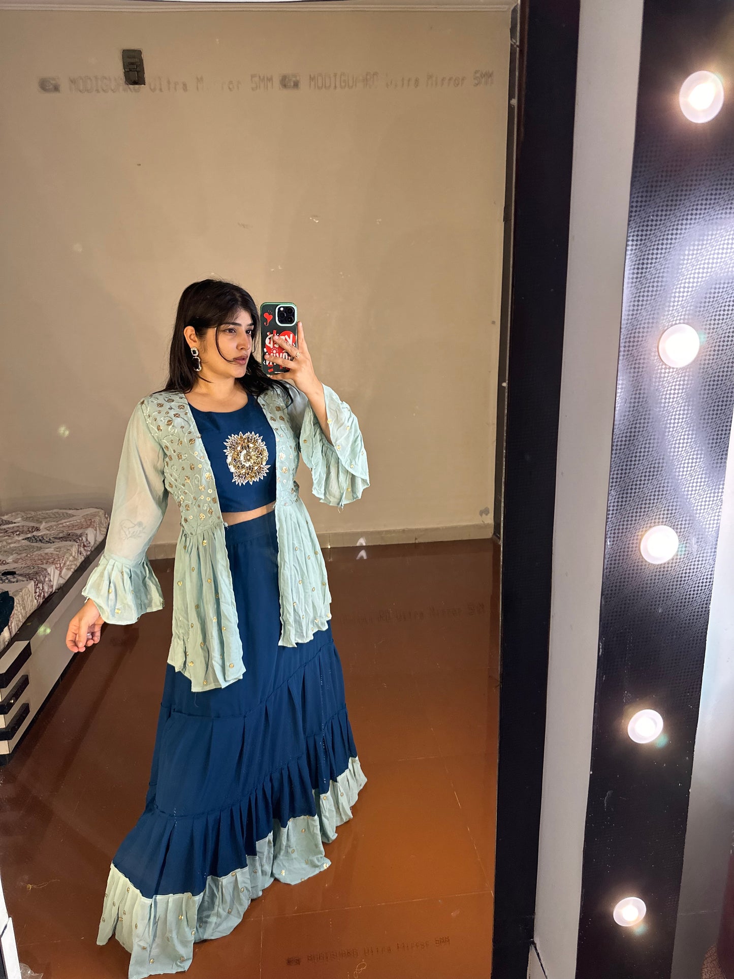 Indowestern lehenga