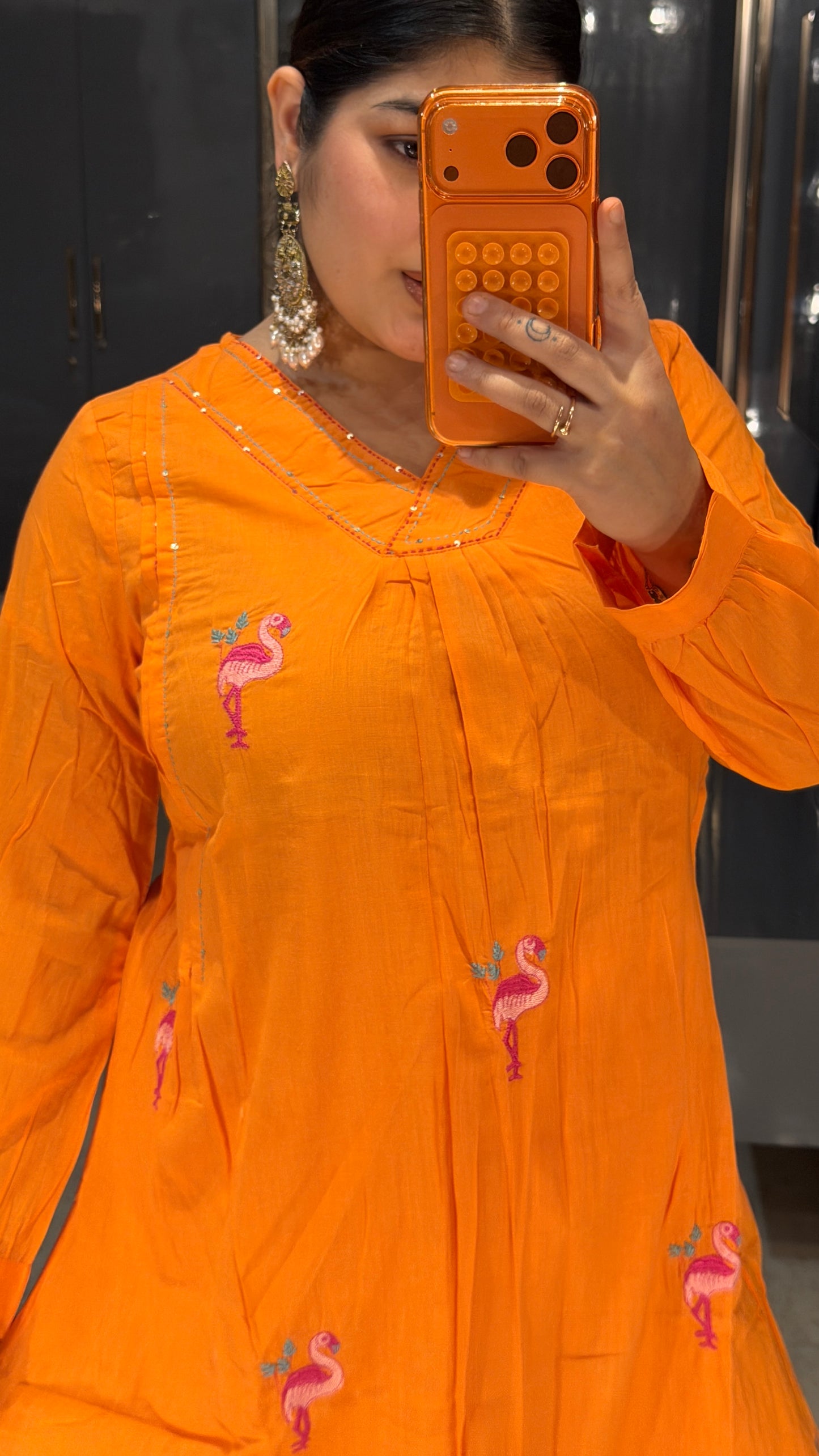 Flamingo kurta set