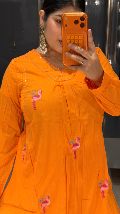 Flamingo kurta set