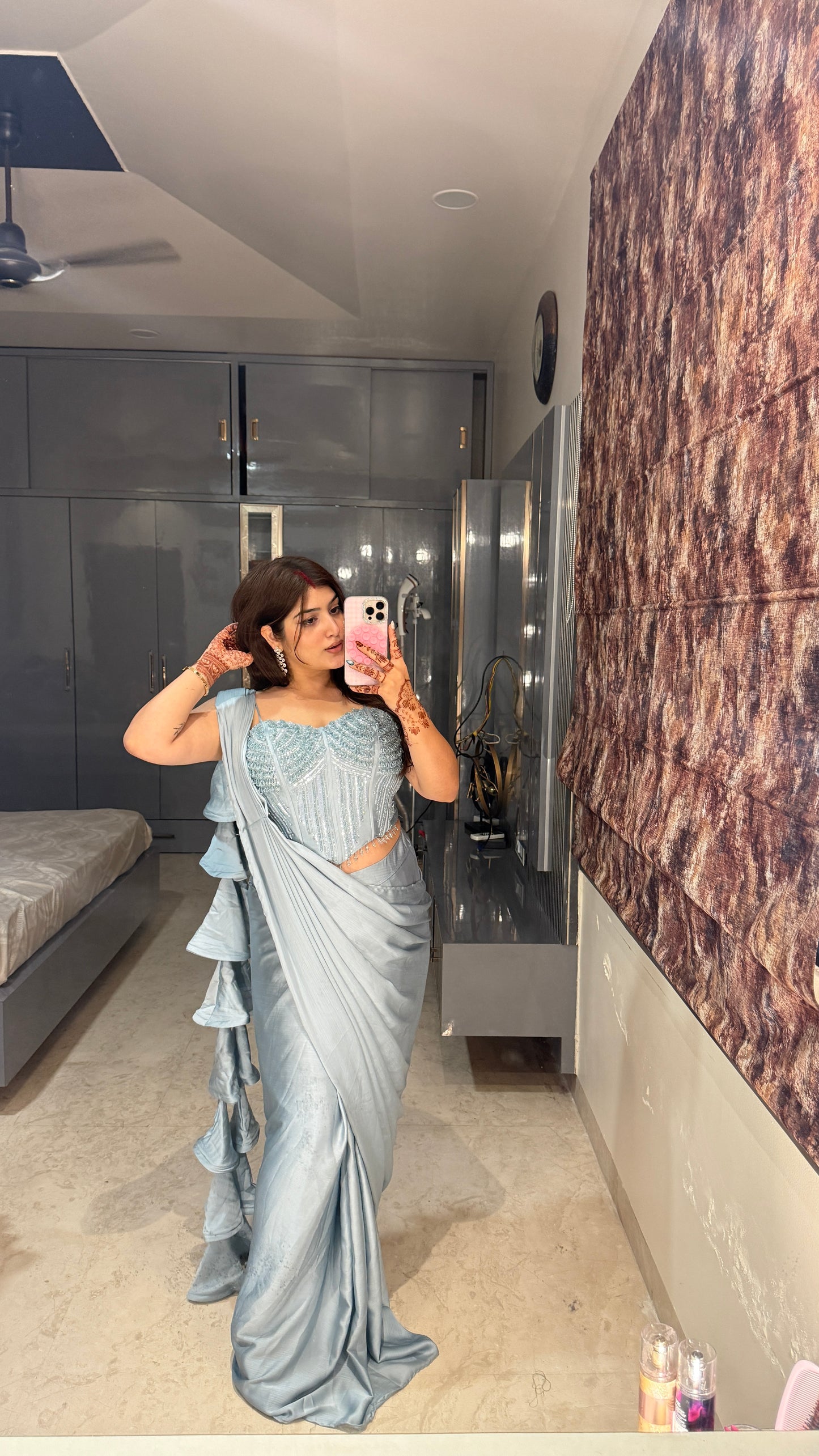 Premium corset saree