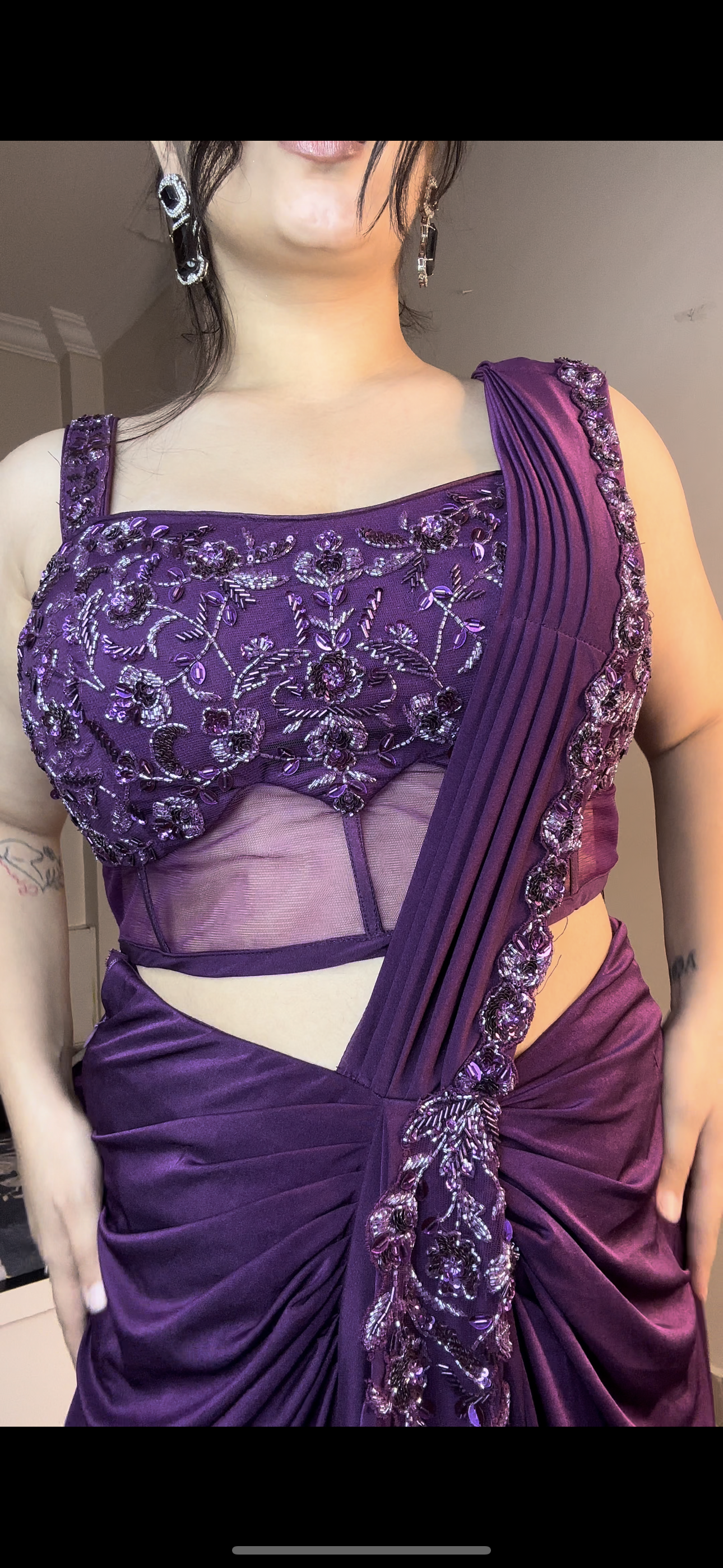 Corset saree (