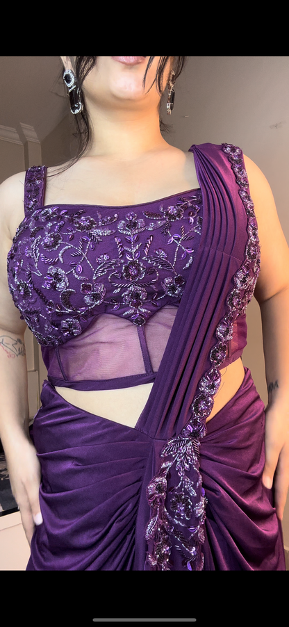 Corset saree (