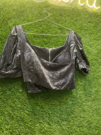 Satin crop top