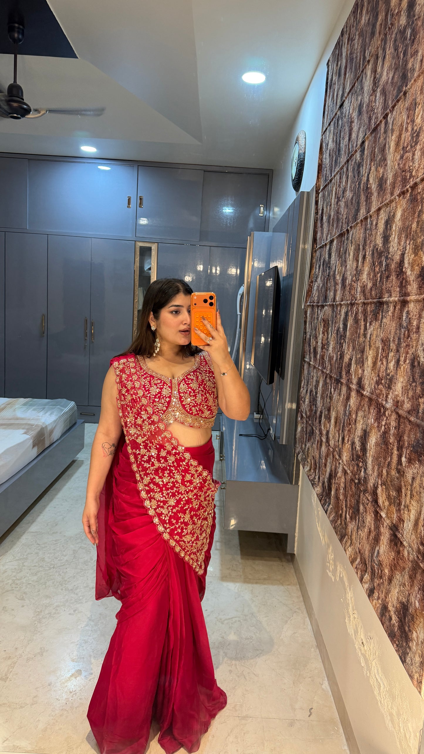 Sheila saree (pink)