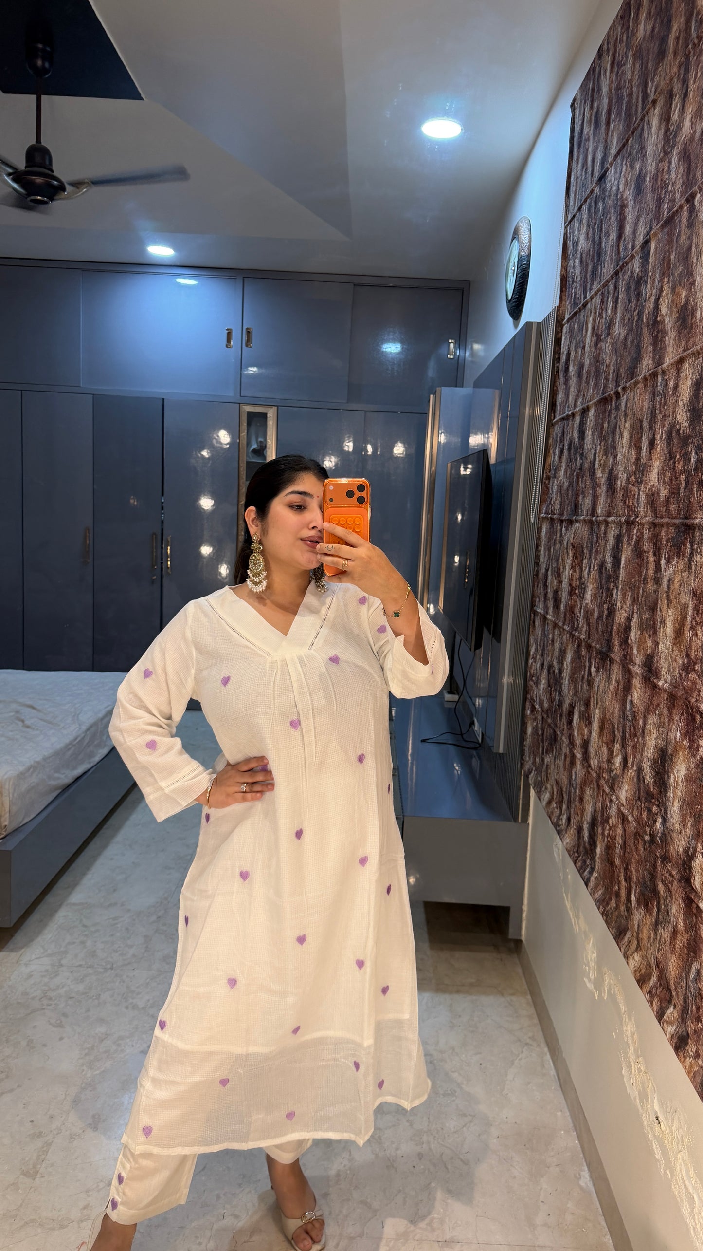 Heart kurta set