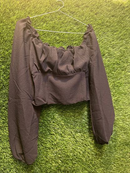 Black full sleeves top