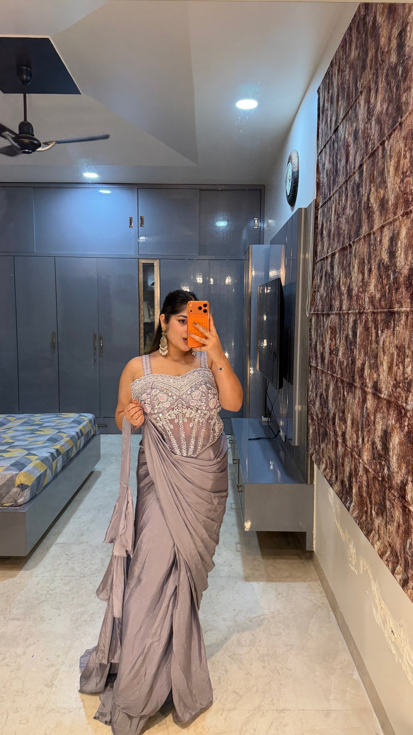 Corset saree