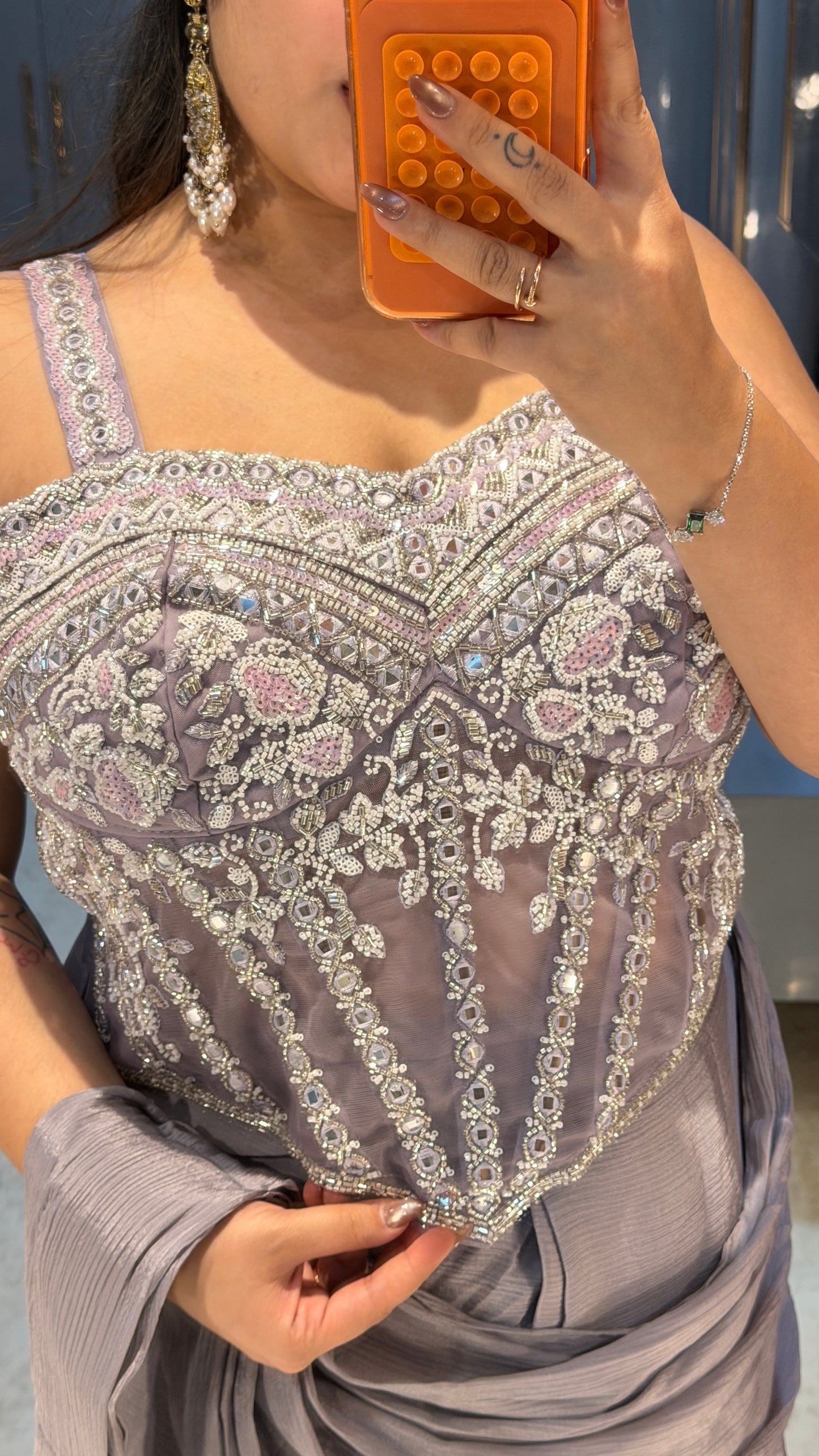 Corset saree