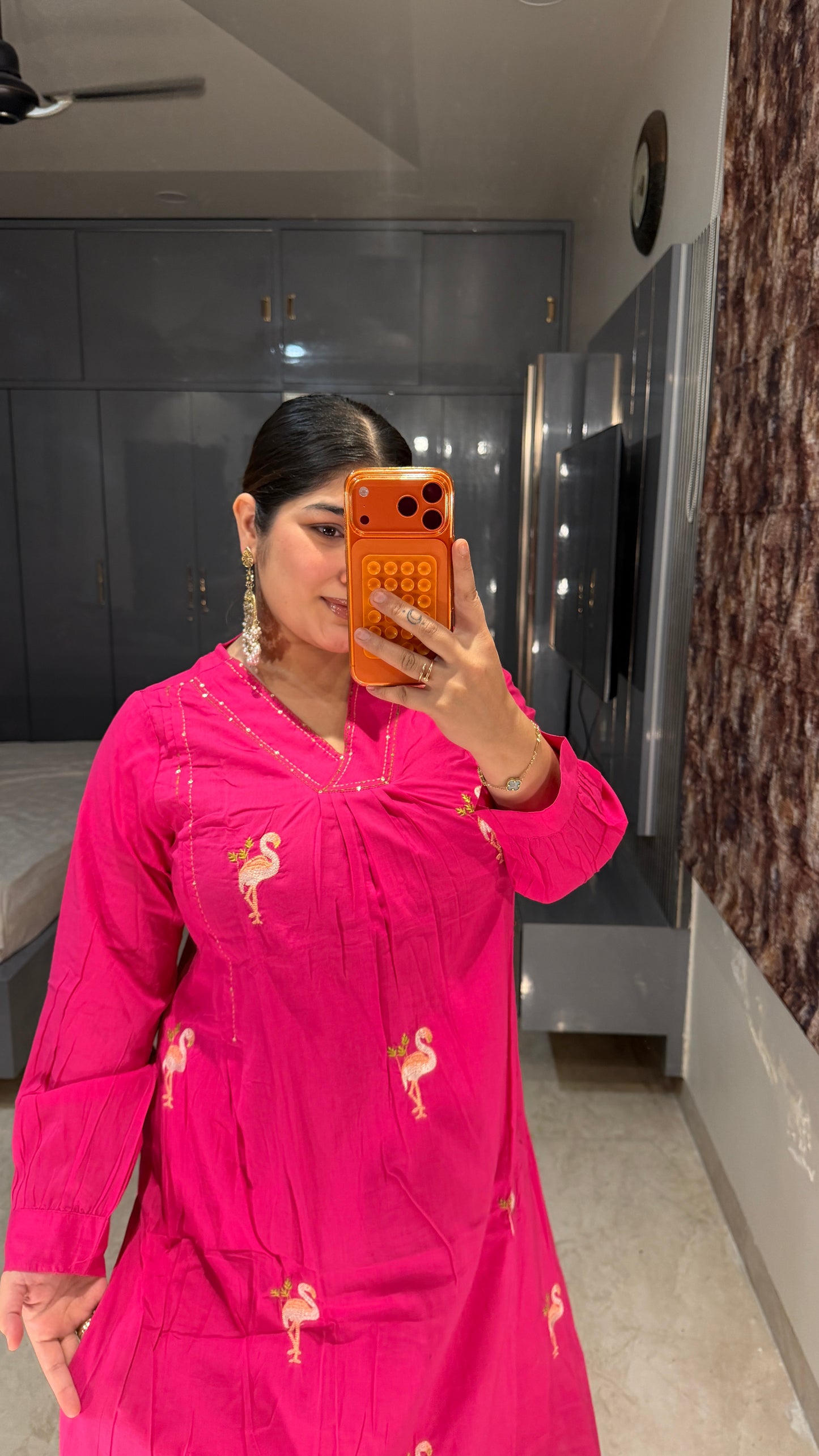 Flamingo kurta set