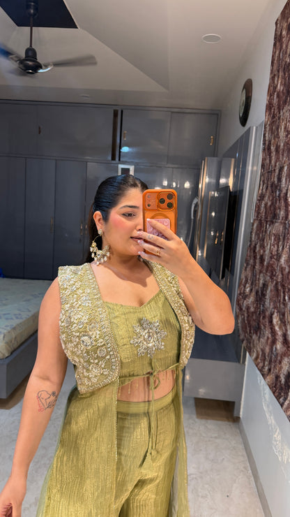 Mehfil Jacket set