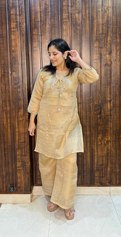 Zari circle neck(beige)