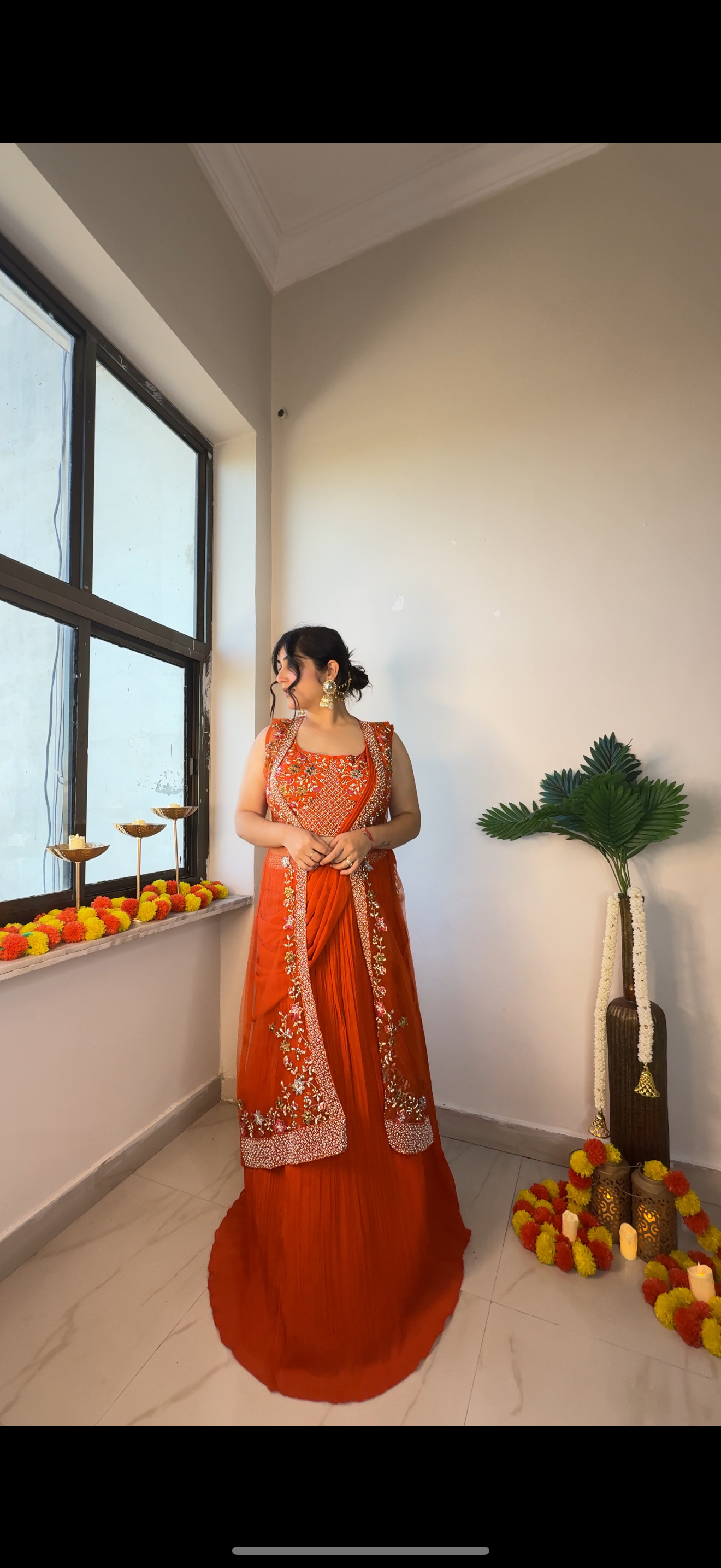 Mimosas lehenga