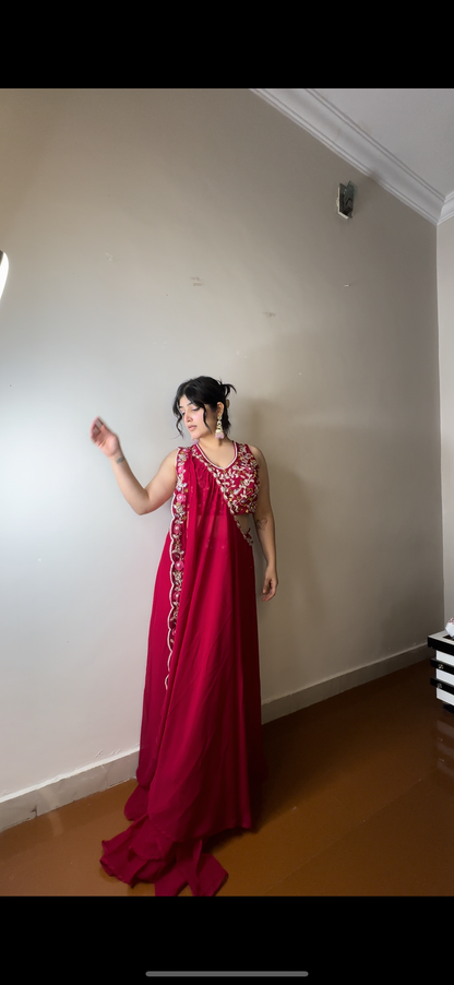 Hearts 3 piece handwork