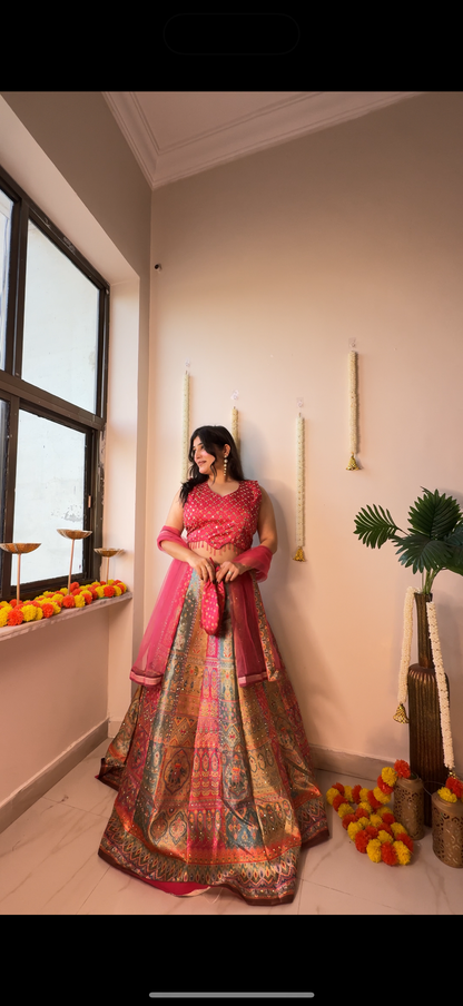 Multi color bb lehenga
