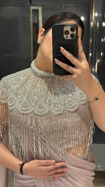 Fringe saree