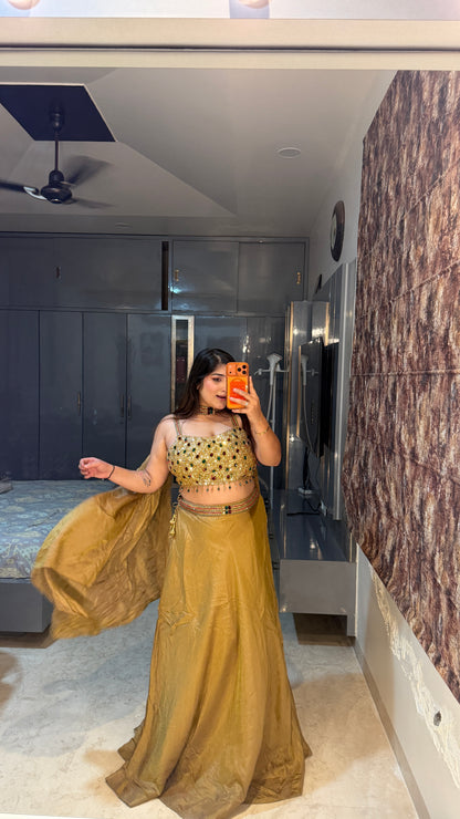 Ruby lehenga