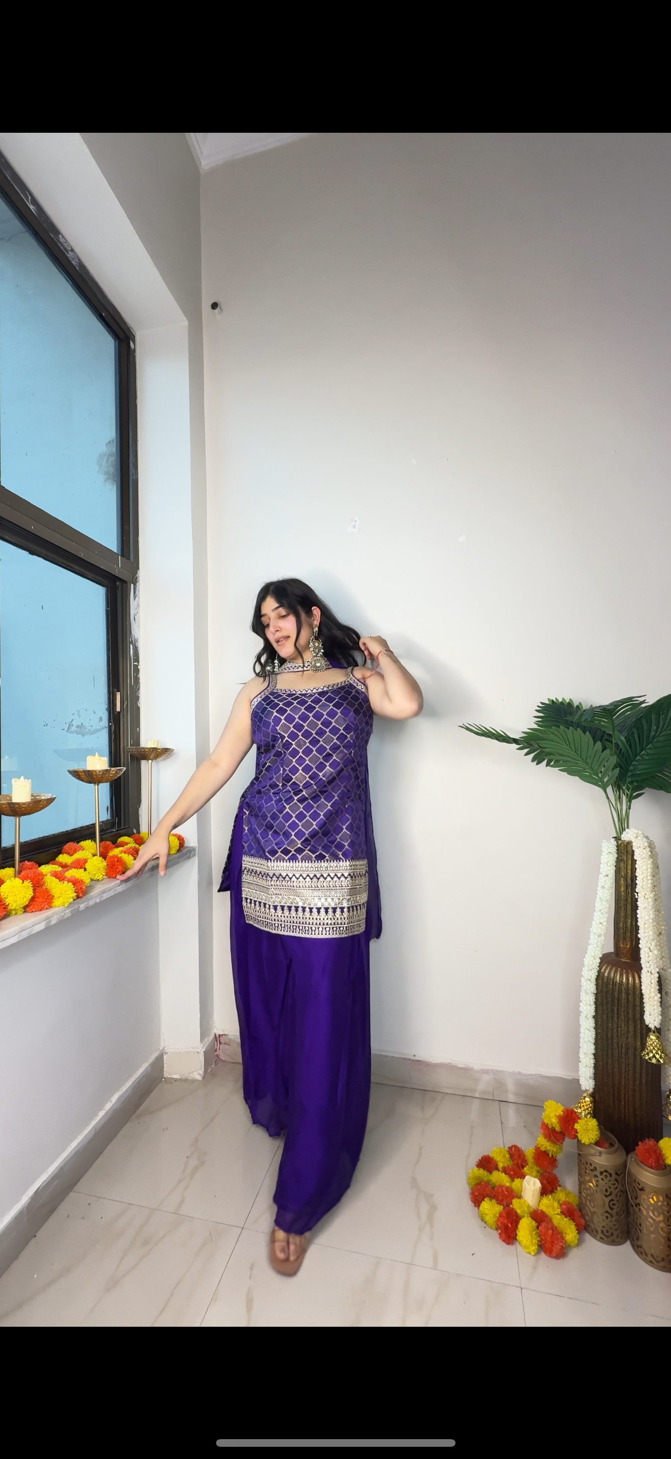 Banarasi plazo set