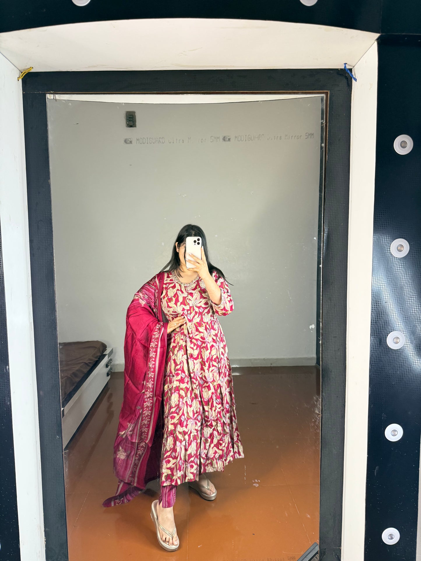 Flower suit set muslin