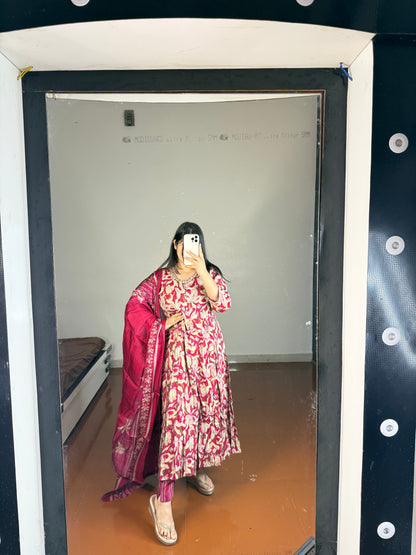 Flower suit set muslin