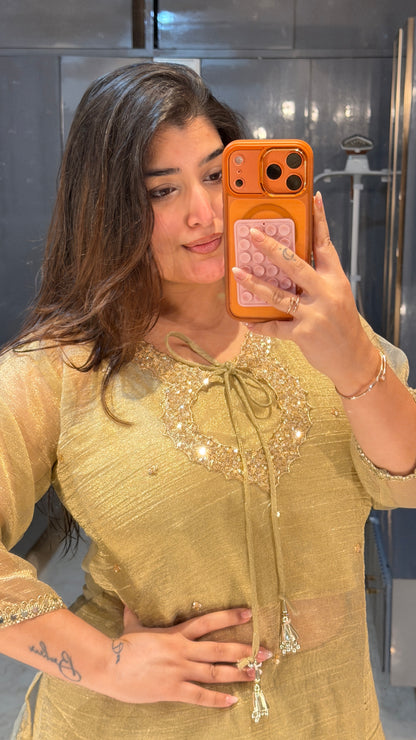 Zari Circle neck set
