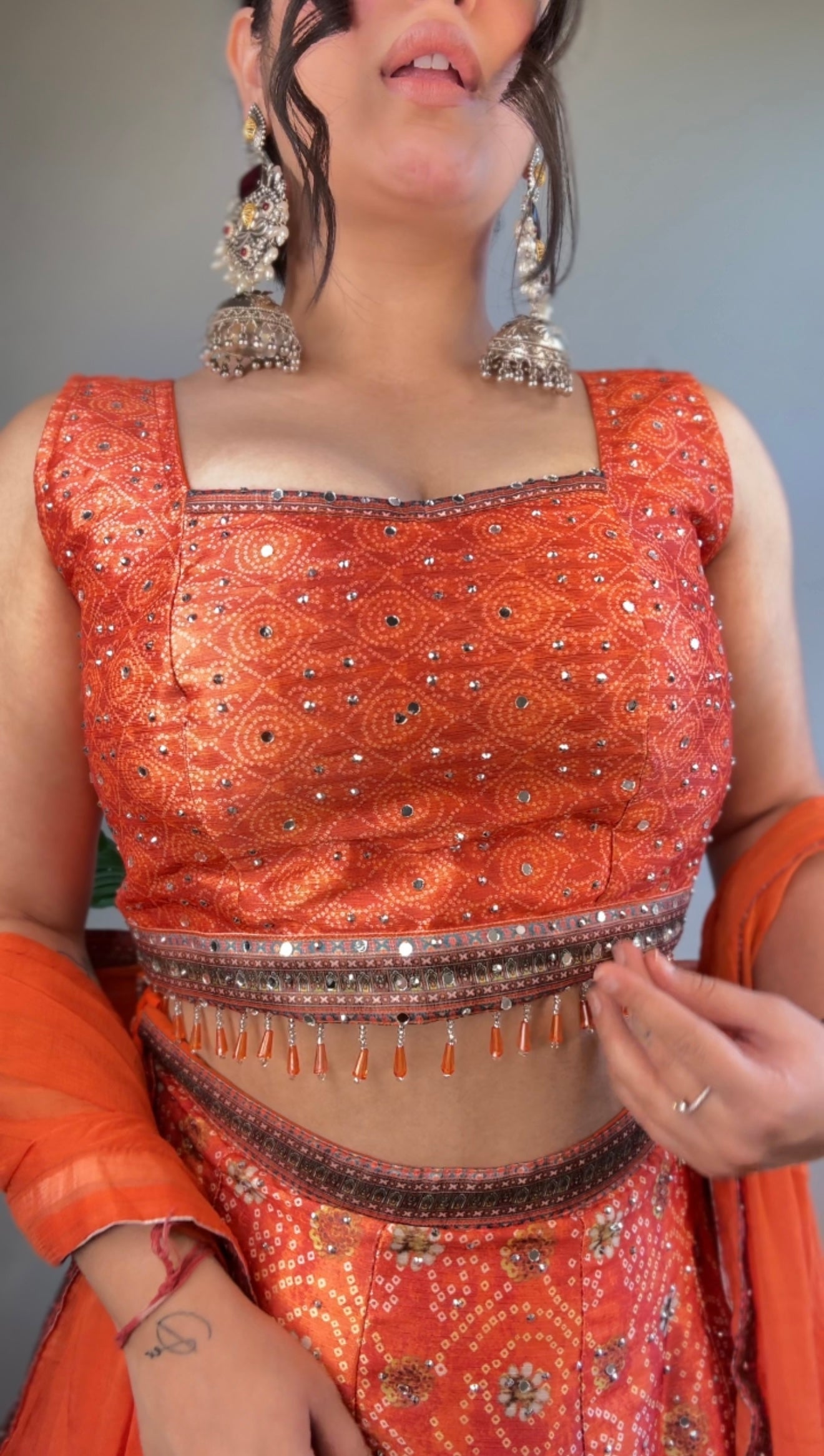 BB silk lehenga