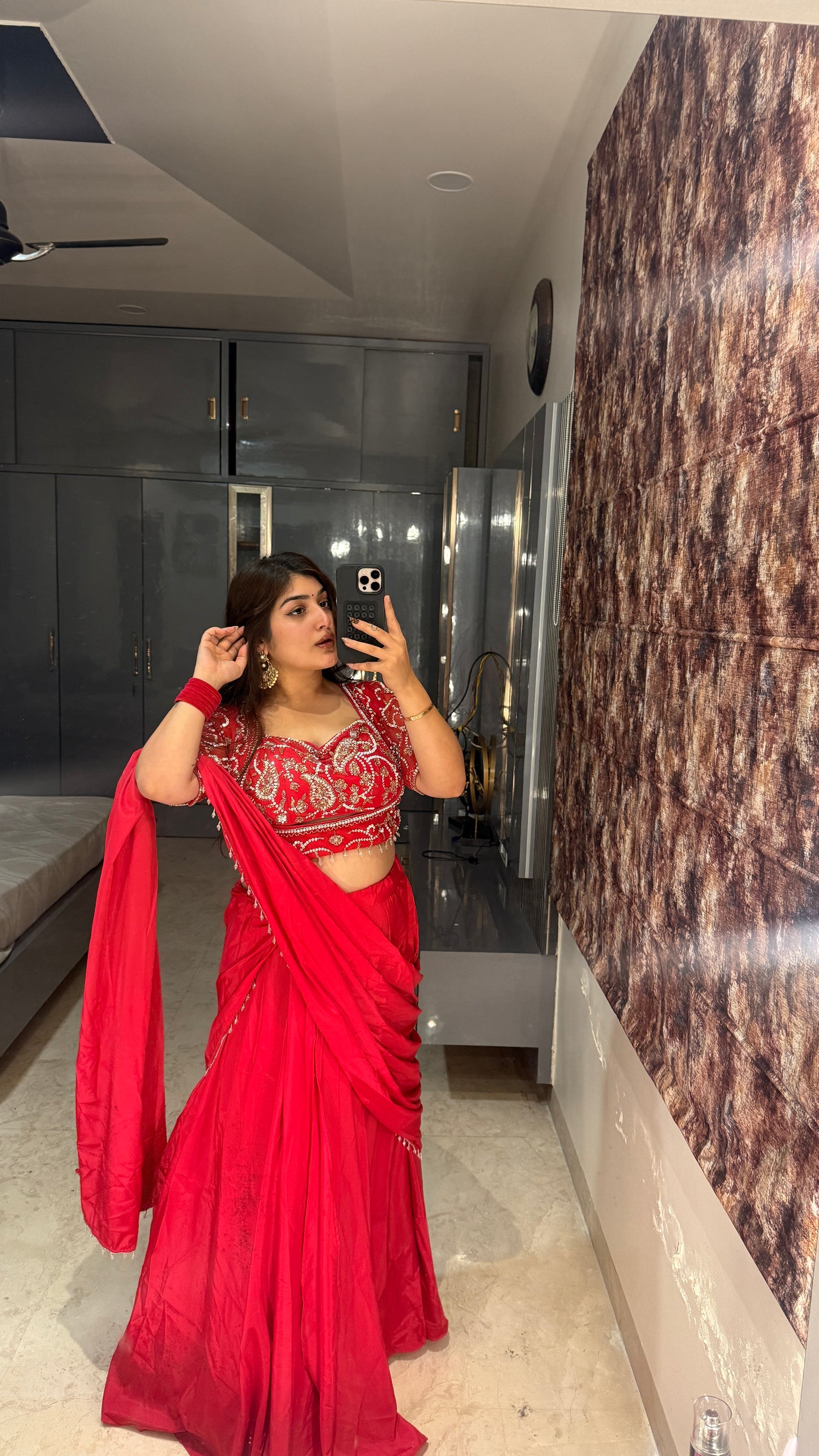 Chandani saree(pink)