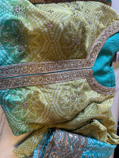 Bandhej sharara set .