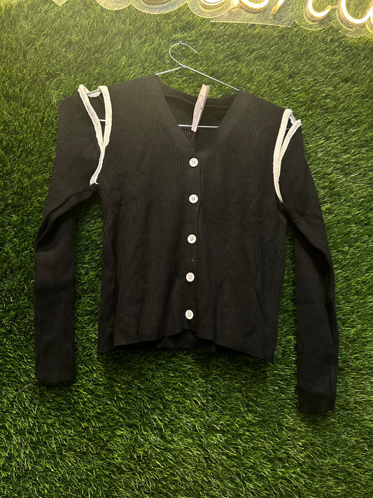 Black full sleeves top