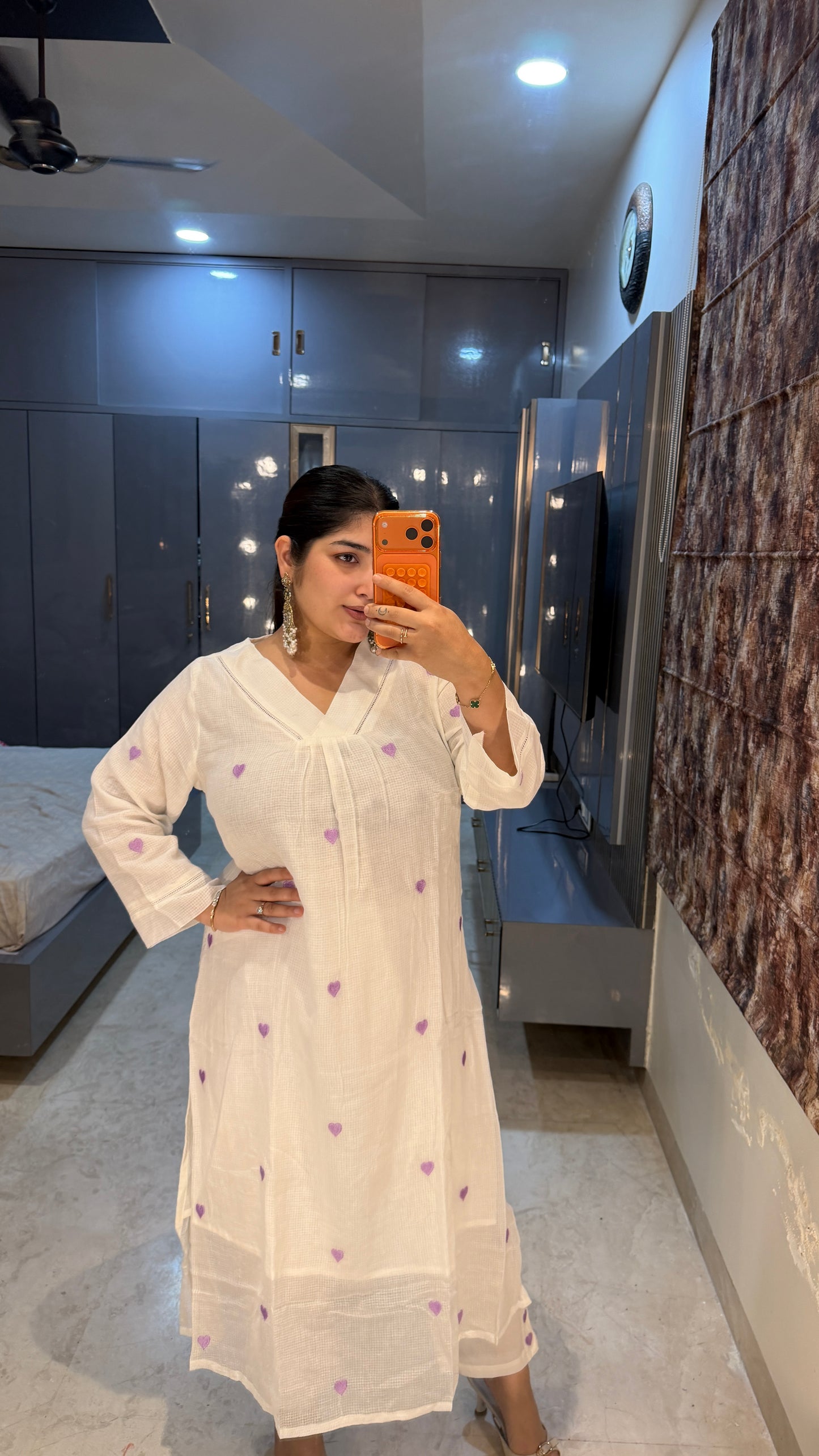 Heart kurta set
