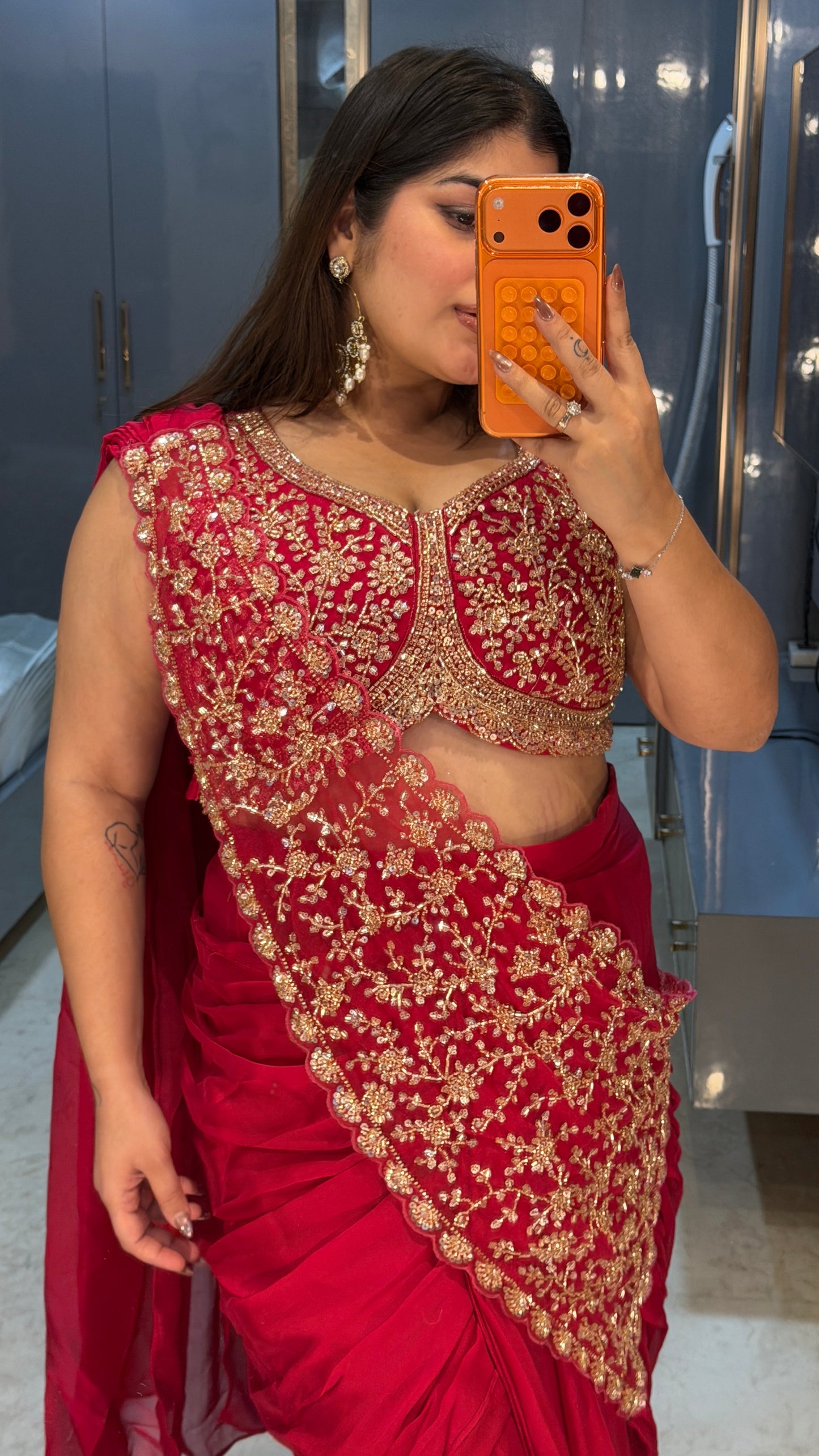 Sheila saree (pink)